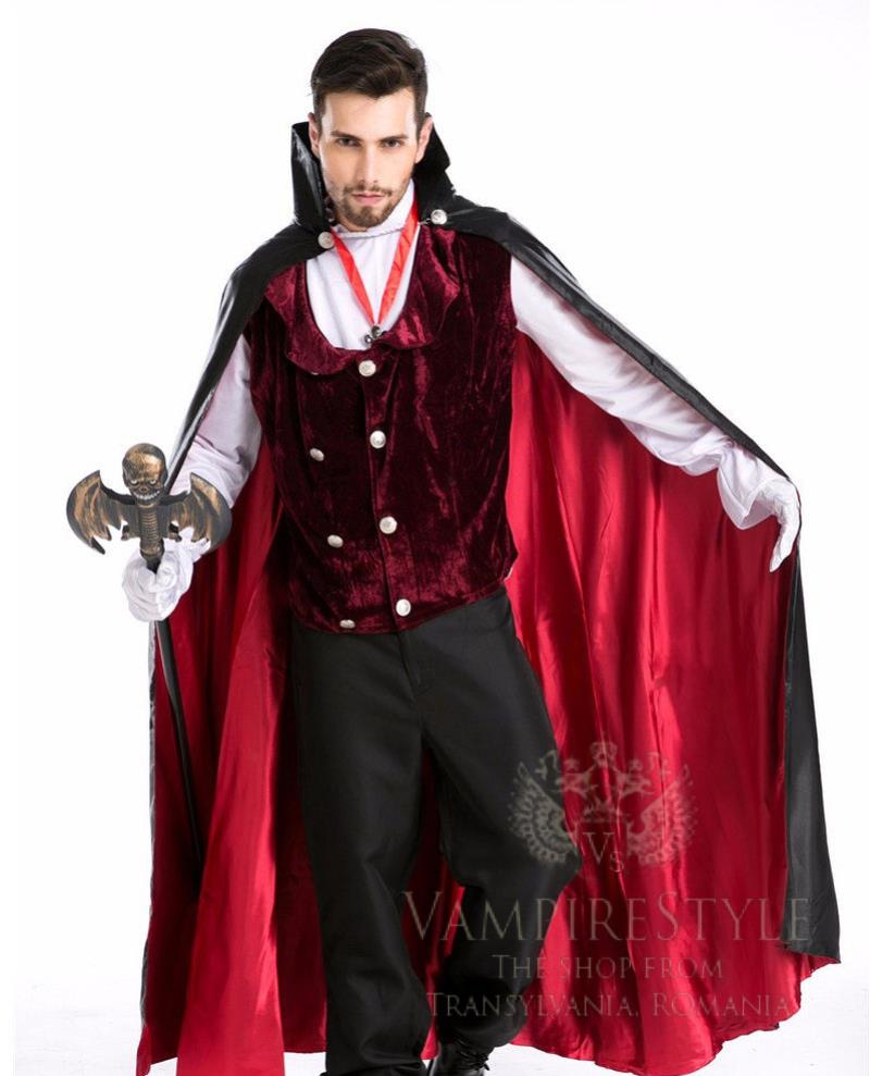Vampire Men Costume for Cosplay | Victorian style clothing - Vampire ...